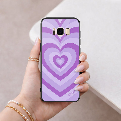 Samsung Galaxy S8 Plus Cover - O'Nation Heartbeat Series - HQ Ultra Shine Premium Infinity Glass Soft Silicon Borders Case