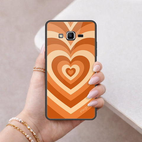 Samsung Galaxy Grand Prime Cover - O'Nation Heartbeat Series - HQ Ultra Shine Premium Infinity Glass Soft Silicon Borders Case