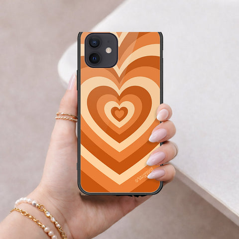 iPhone 12 Mini Cover - O'Nation Heartbeat Series - HQ Ultra Shine Premium Infinity Glass Soft Silicon Borders Case