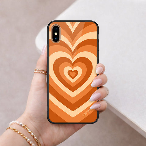 iPhone XS Max - O'Nation Heartbeat Series - HQ Ultra Shine Premium Infinity Glass Soft Silicon Borders Case