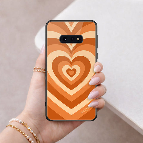Samsung Galaxy S10e Cover - O'Nation Heartbeat Series - HQ Ultra Shine Premium Infinity Glass Soft Silicon Borders Case