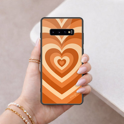 Samsung Galaxy S10 Plus Cover - O'Nation Heartbeat Series - HQ Ultra Shine Premium Infinity Glass Soft Silicon Borders Case