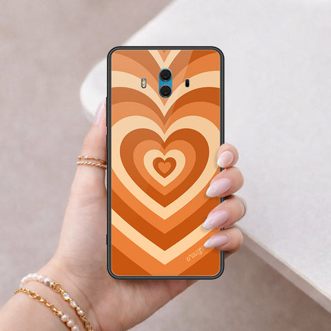 Huawei Mate 10 Cover - O'Nation Heartbeat Series - HQ Ultra Shine Premium Infinity Glass Soft Silicon Borders Case