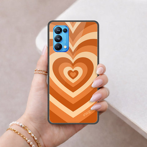 Oppo Reno 5 Pro 5G Cover - O'Nation Heartbeat Series - HQ Ultra Shine Premium Infinity Glass Soft Silicon Borders Case