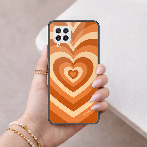 Samsung Galaxy A22 Cover - O'Nation Heartbeat Series - HQ Ultra Shine Premium Infinity Glass Soft Silicon Borders Case