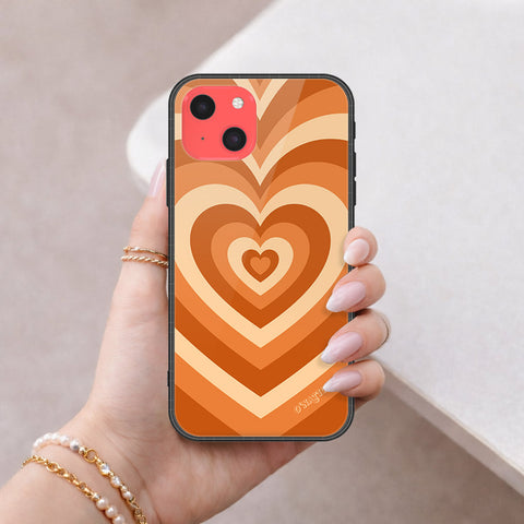 iPhone 13 Mini Cover - O'Nation Heartbeat Series - HQ Ultra Shine Premium Infinity Glass Soft Silicon Borders Case