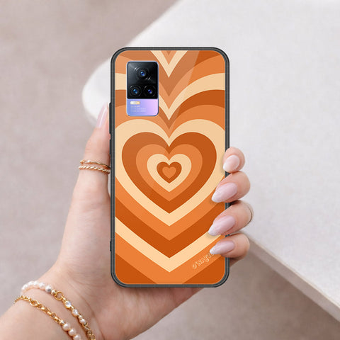 Vivo V21e Cover - O'Nation Heartbeat Series - HQ Ultra Shine Premium Infinity Glass Soft Silicon Borders Case