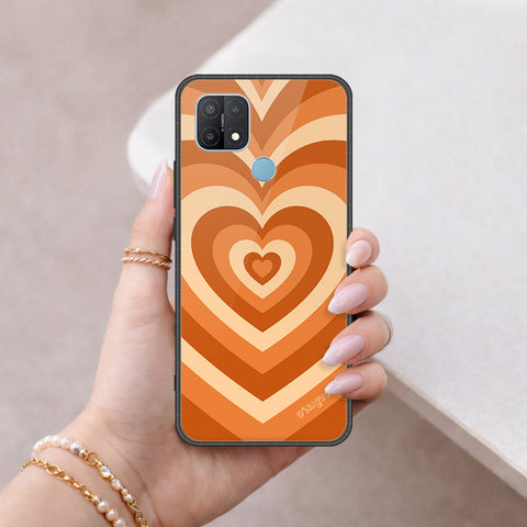 Oppo A15 Cover - O'Nation Heartbeat Series - HQ Ultra Shine Premium Infinity Glass Soft Silicon Borders Case