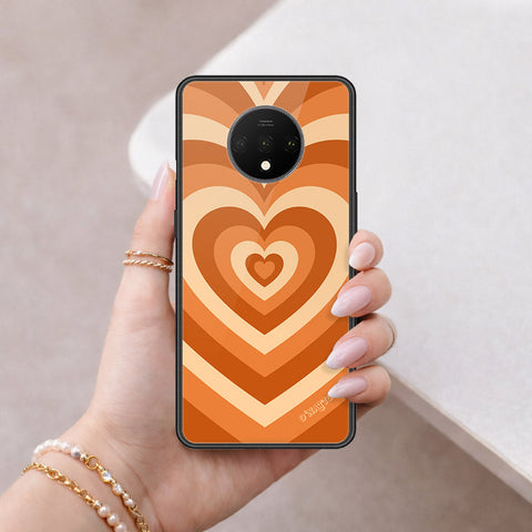 OnePlus 7T Cover - O'Nation Heartbeat Series - HQ Ultra Shine Premium Infinity Glass Soft Silicon Borders Case