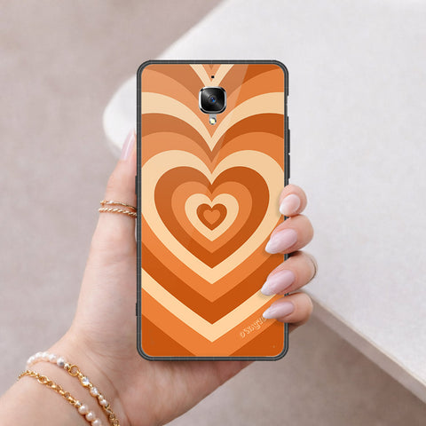 OnePlus 3 Cover - O'Nation Heartbeat Series - HQ Ultra Shine Premium Infinity Glass Soft Silicon Borders Case