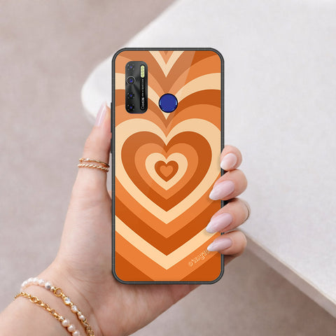 Infinix Hot 9 Pro Cover - O'Nation Heartbeat Series - HQ Ultra Shine Premium Infinity Glass Soft Silicon Borders Case