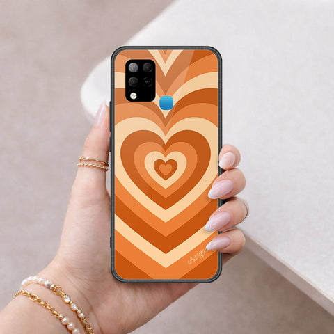 Infinix Hot 10s Cover - O'Nation Heartbeat Series - HQ Ultra Shine Premium Infinity Glass Soft Silicon Borders Case