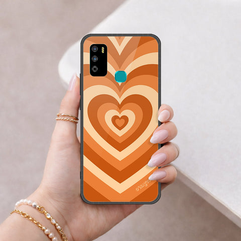 Infinix Hot 9 Play Cover - O'Nation Heartbeat Series - HQ Ultra Shine Premium Infinity Glass Soft Silicon Borders Case