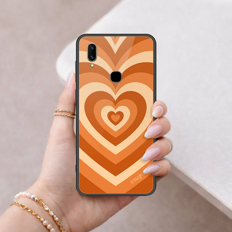 Vivo V11 Cover - O'Nation Heartbeat Series - HQ Ultra Shine Premium Infinity Glass Soft Silicon Borders Case