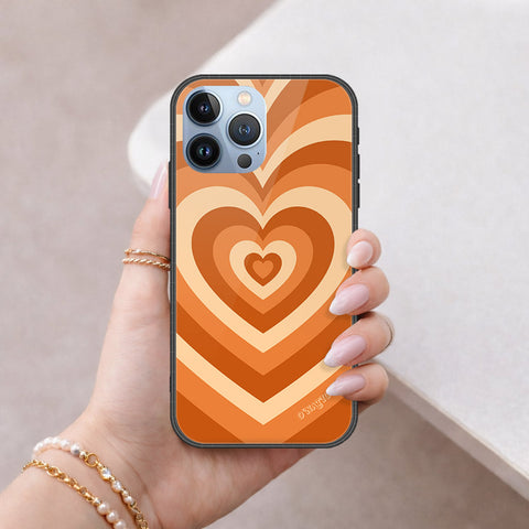 iPhone 14 Pro Cover - O'Nation Heartbeat Series - HQ Ultra Shine Premium Infinity Glass Soft Silicon Borders Case