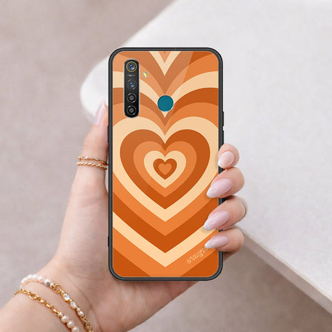 Realme 5 Pro Cover - O'Nation Heartbeat Series - HQ Ultra Shine Premium Infinity Glass Soft Silicon Borders Case