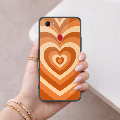 Oppo F7 Cover - O'Nation Heartbeat Series - HQ Ultra Shine Premium Infinity Glass Soft Silicon Borders Case