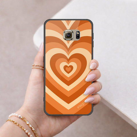 Samsung Galaxy S6 Cover - O'Nation Heartbeat Series - HQ Ultra Shine Premium Infinity Glass Soft Silicon Borders Case