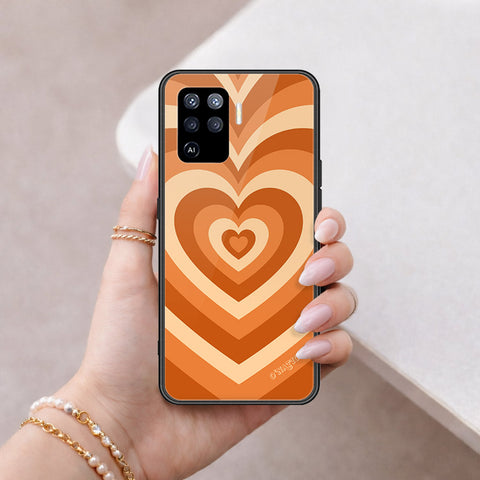 Oppo Reno 5 Lite Cover - O'Nation Heartbeat Series - HQ Ultra Shine Premium Infinity Glass Soft Silicon Borders Case