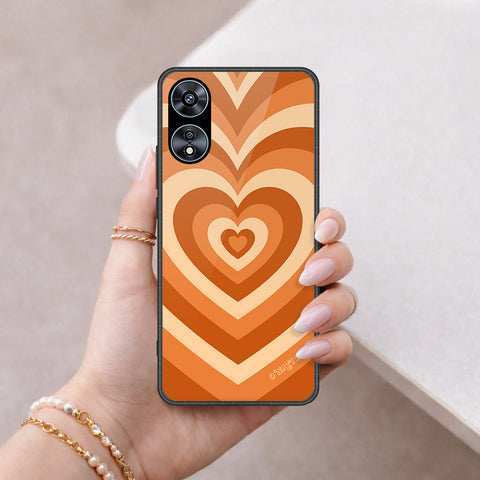 Oppo A78 4G Cover - O'Nation Heartbeat Series - HQ Ultra Shine Premium Infinity Glass Soft Silicon Borders Case