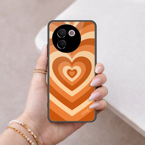 Vivo V30e Cover - O'Nation Heartbeat Series - HQ Ultra Shine Premium Infinity Glass Soft Silicon Borders Case