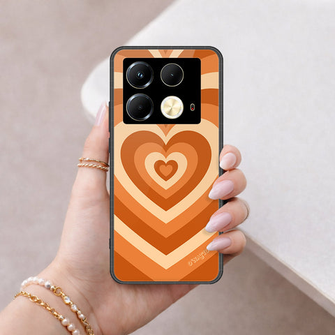 Infinix Note 40S Cover - O'Nation Heartbeat Series - HQ Ultra Shine Premium Infinity Glass Soft Silicon Borders Case