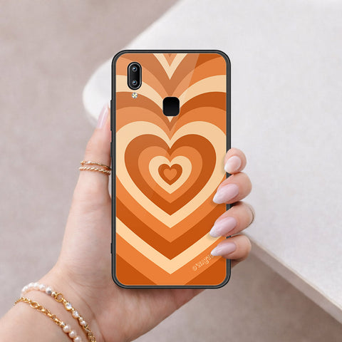 Vivo V9 Cover - O'Nation Heartbeat Series - HQ Ultra Shine Premium Infinity Glass Soft Silicon Borders Case