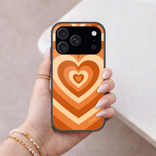 iPhone 17 Pro Max - O'Nation Heartbeat Series - HQ Ultra Shine Premium Infinity Glass Soft Silicon Borders Case (Fast Delivery)(W)