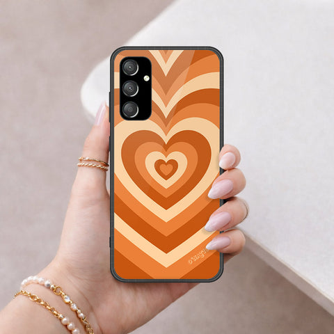 Samsung Galaxy A55 Cover - O'Nation Heartbeat Series - HQ Ultra Shine Premium Infinity Glass Soft Silicon Borders Case