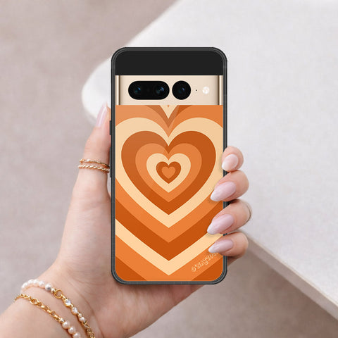 Google Pixel 7 Pro Cover - O'Nation Heartbeat Series - HQ Ultra Shine Premium Infinity Glass Soft Silicon Borders Case