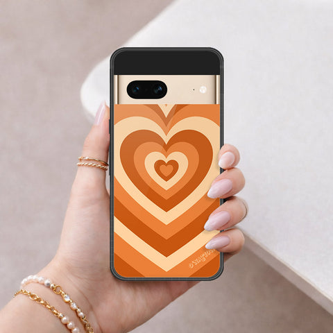 Google Pixel 7 Cover - O'Nation Heartbeat Series - HQ Ultra Shine Premium Infinity Glass Soft Silicon Borders Case