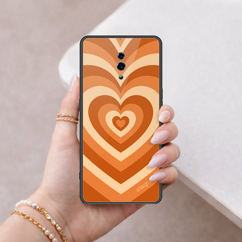 Oppo Reno Cover - O'Nation Heartbeat Series - HQ Ultra Shine Premium Infinity Glass Soft Silicon Borders Case
