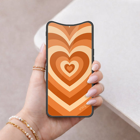 Oppo Find X Cover - O'Nation Heartbeat Series - HQ Ultra Shine Premium Infinity Glass Soft Silicon Borders Case