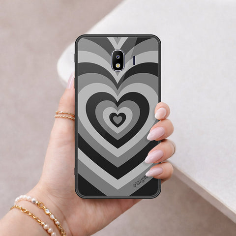 Samsung Galaxy J4 2018 Cover - O'Nation Heartbeat Series - HQ Ultra Shine Premium Infinity Glass Soft Silicon Borders Case