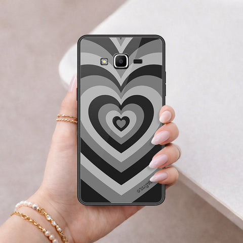 Samsung Galaxy J2 Prime Cover - O'Nation Heartbeat Series - HQ Ultra Shine Premium Infinity Glass Soft Silicon Borders Case