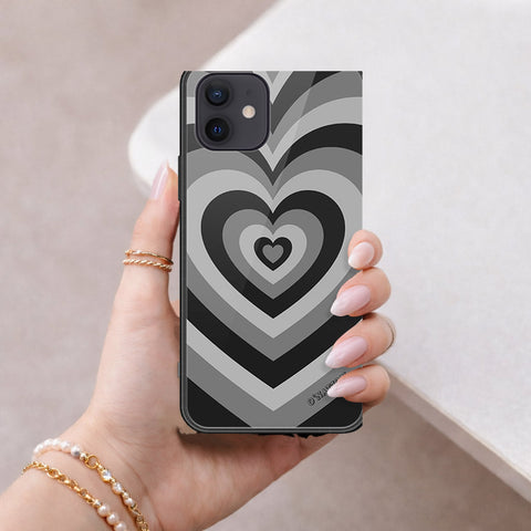 iPhone 12 Mini Cover - O'Nation Heartbeat Series - HQ Ultra Shine Premium Infinity Glass Soft Silicon Borders Case