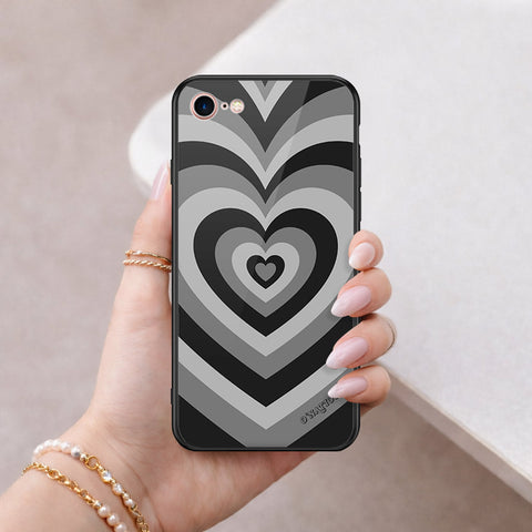iPhone 8 / 7 - O'Nation Heartbeat Series - HQ Ultra Shine Premium Infinity Glass Soft Silicon Borders Case