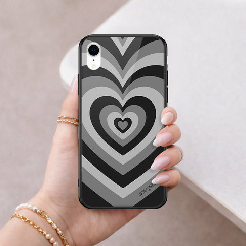 iPhone XR - O'Nation Heartbeat Series - HQ Ultra Shine Premium Infinity Glass Soft Silicon Borders Case