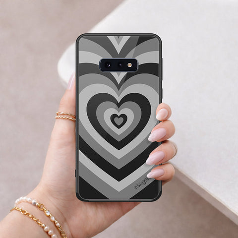 Samsung Galaxy S10e Cover - O'Nation Heartbeat Series - HQ Ultra Shine Premium Infinity Glass Soft Silicon Borders Case