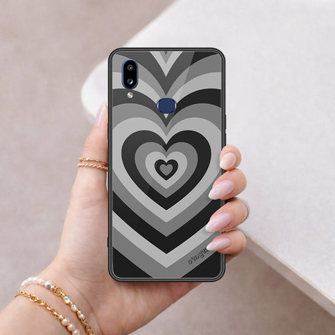 Samsung Galaxy A10s Cover - O'Nation Heartbeat Series - HQ Ultra Shine Premium Infinity Glass Soft Silicon Borders Case