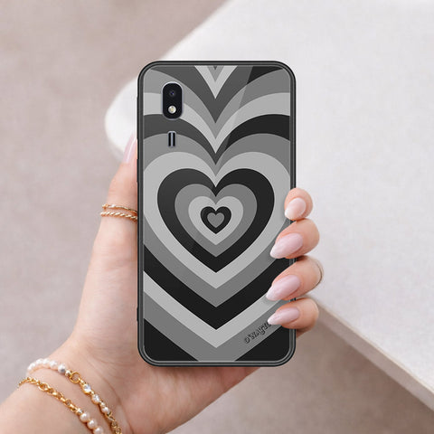 Samsung Galaxy A2 Core Cover - O'Nation Heartbeat Series - HQ Ultra Shine Premium Infinity Glass Soft Silicon Borders Case