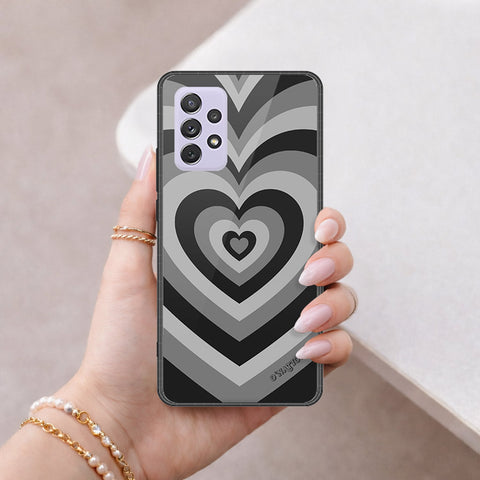 Samsung Galaxy A72 Cover - O'Nation Heartbeat Series - HQ Ultra Shine Premium Infinity Glass Soft Silicon Borders Case