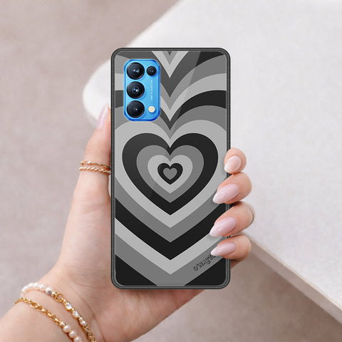 Oppo Reno 5 Pro 5G Cover - O'Nation Heartbeat Series - HQ Ultra Shine Premium Infinity Glass Soft Silicon Borders Case