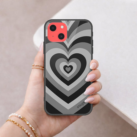 iPhone 13 Mini Cover - O'Nation Heartbeat Series - HQ Ultra Shine Premium Infinity Glass Soft Silicon Borders Case