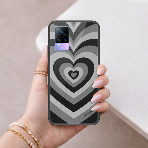 Vivo V21e Cover - O'Nation Heartbeat Series - HQ Ultra Shine Premium Infinity Glass Soft Silicon Borders Case
