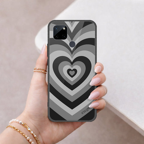 Realme C25Y Cover - O'Nation Heartbeat Series - HQ Ultra Shine Premium Infinity Glass Soft Silicon Borders Case