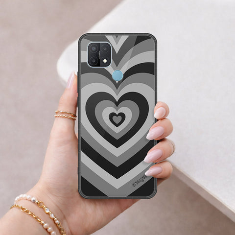 Oppo A15 Cover - O'Nation Heartbeat Series - HQ Ultra Shine Premium Infinity Glass Soft Silicon Borders Case