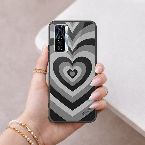 Tecno Camon 17 Pro Cover - O'Nation Heartbeat Series - HQ Ultra Shine Premium Infinity Glass Soft Silicon Borders Case