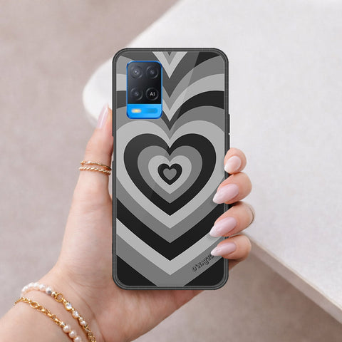 Oppo A54 4G Cover - O'Nation Heartbeat Series - HQ Ultra Shine Premium Infinity Glass Soft Silicon Borders Case