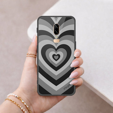 OnePlus 6 Cover - O'Nation Heartbeat Series - HQ Ultra Shine Premium Infinity Glass Soft Silicon Borders Case